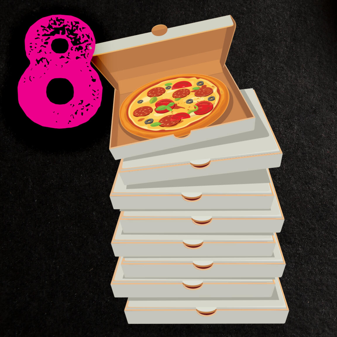 Сет 8 ВОСЕМЬ пицц