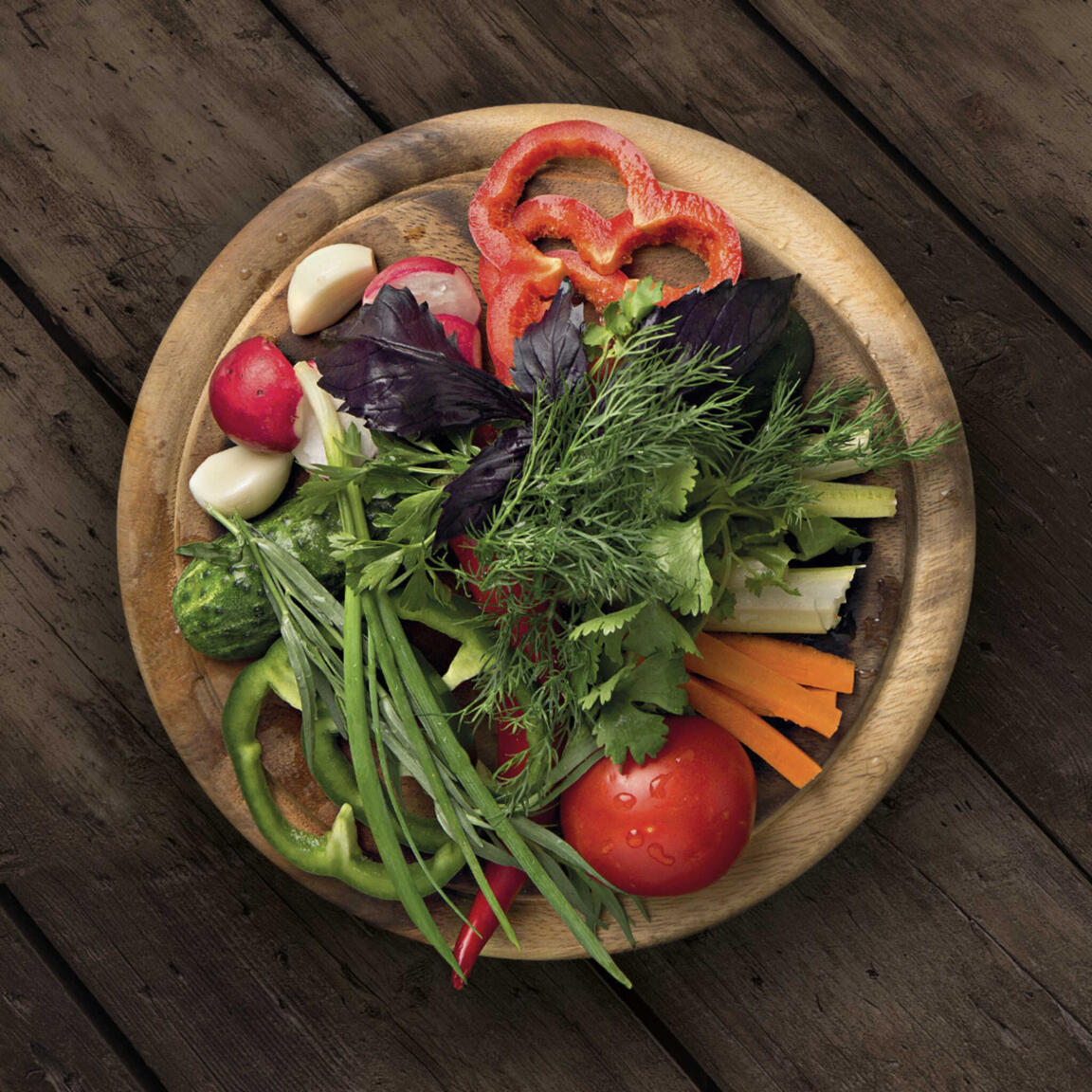 Овощная тарелка