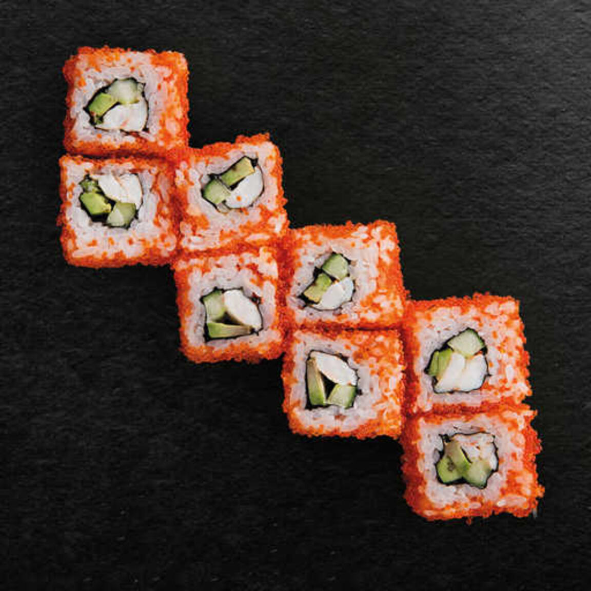 Ролл калифорния с креветкой