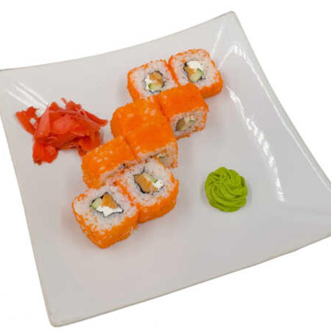 Ролл калифорния с лососем