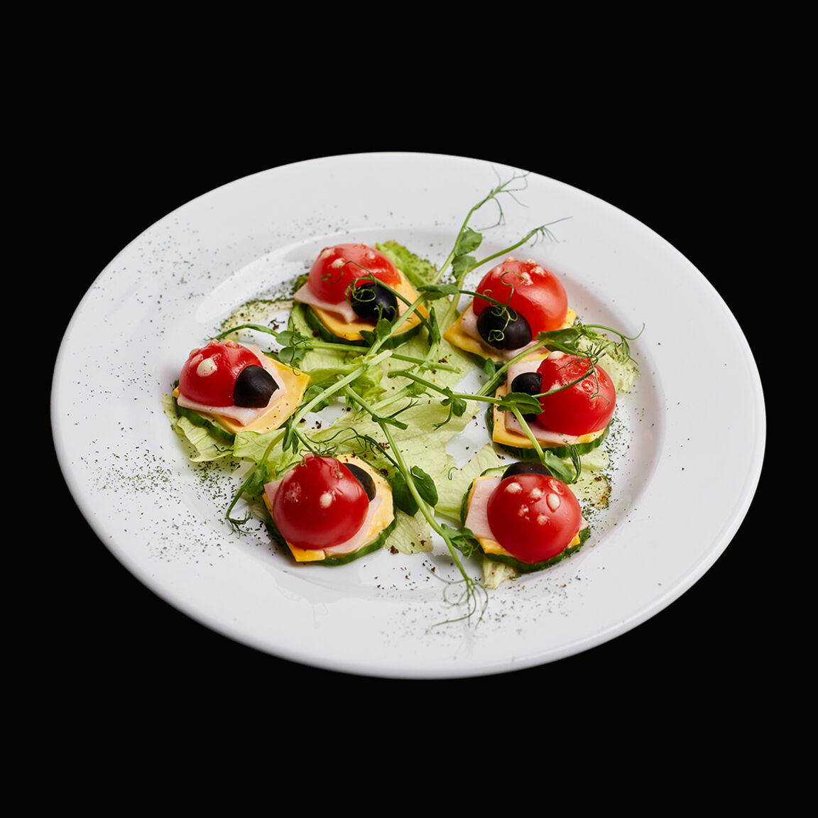 Cалат божья коровка