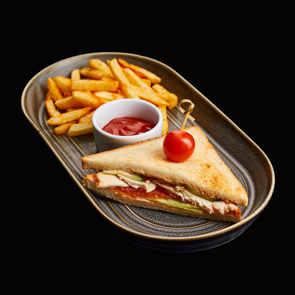 Сендвич с запеченной курочкой