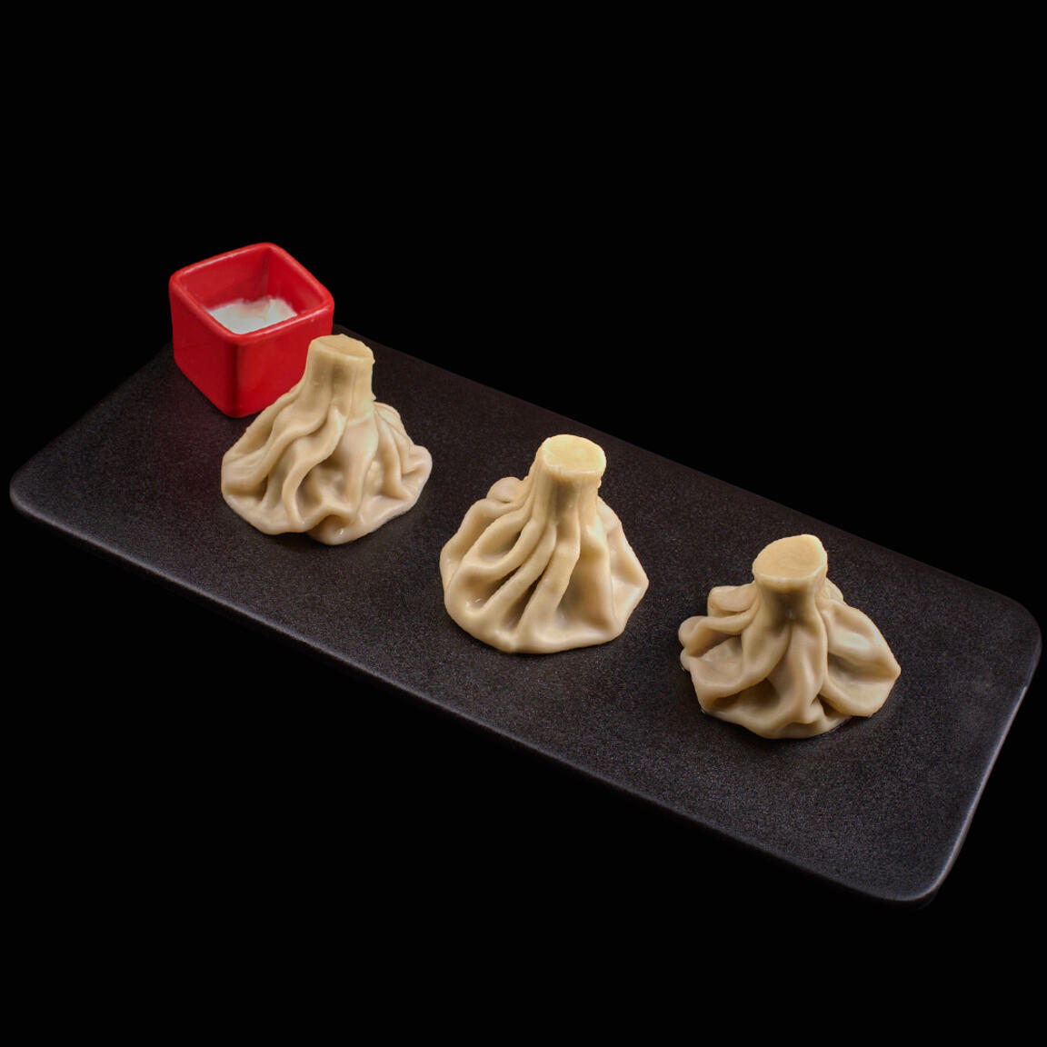 Хинкали с грибным жюльеном