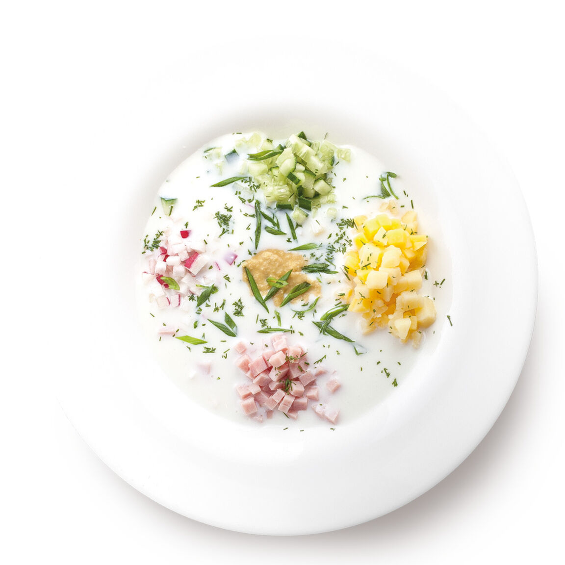 Окрошка на кефире