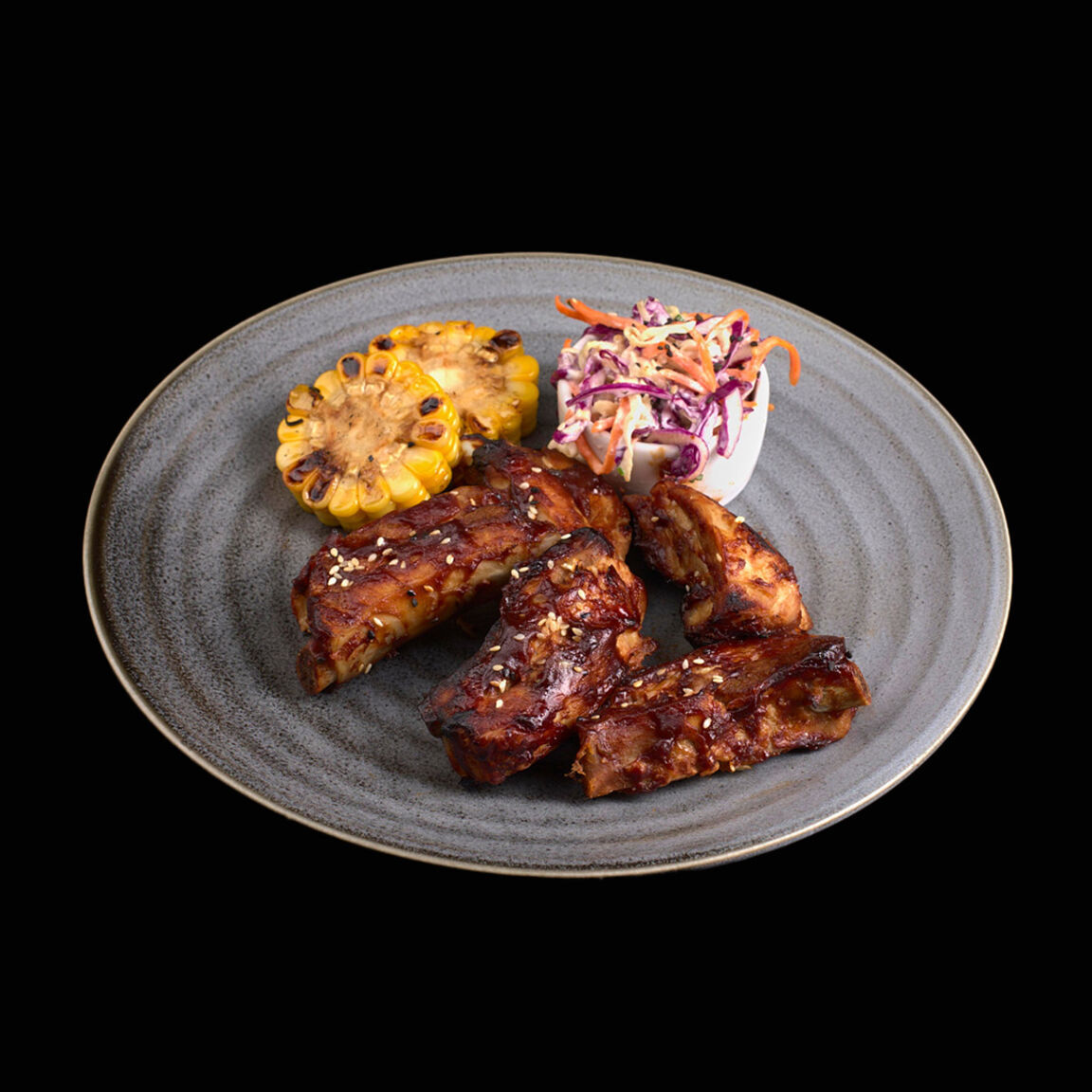 Ребра свиные с кукурузой