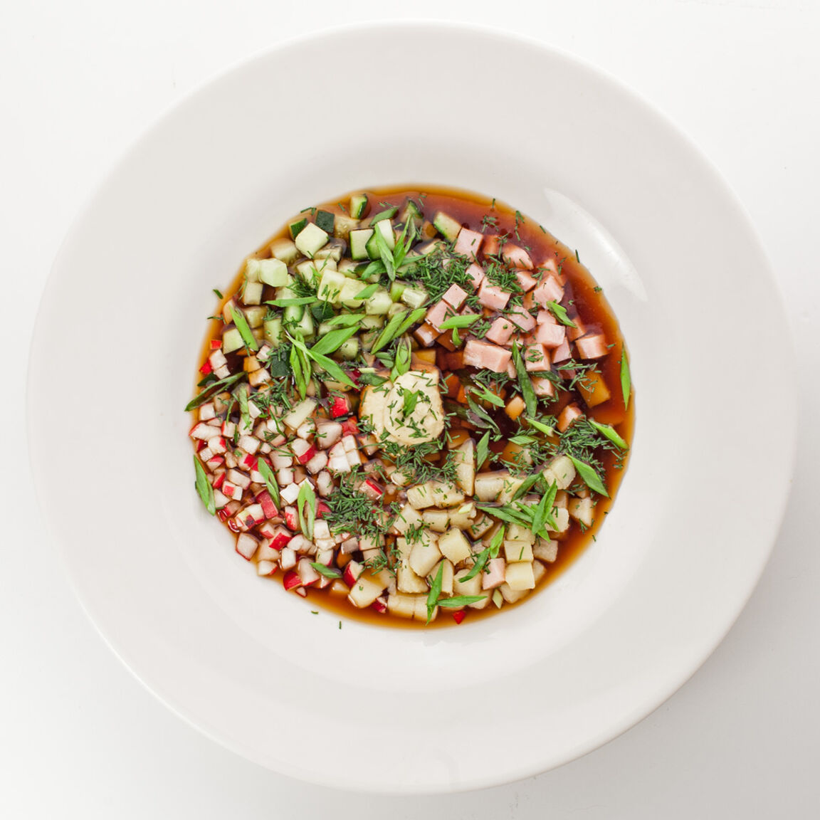 Окрошка на квасе